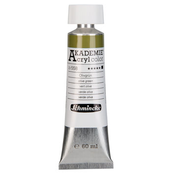 Schmincke 558 olive green 60ml - Akademie acryl