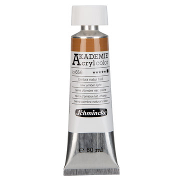 Schmincke 656 raw umber light 60ml - Akademie acryl