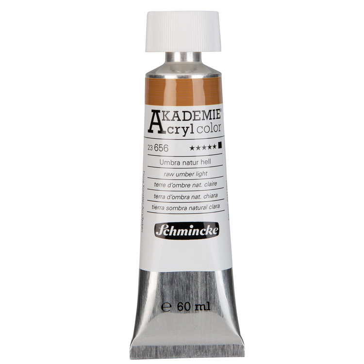 Schmincke 656 raw umber light - Akademie acryl tube 60ml