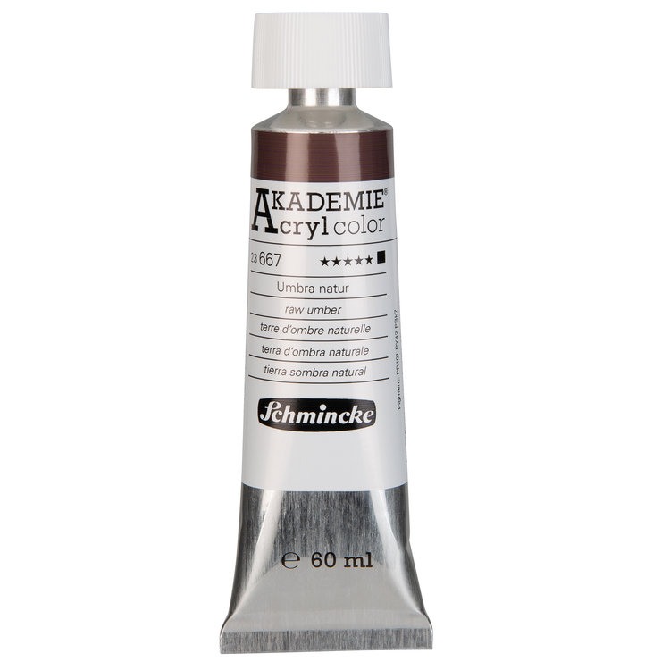Schmincke 667 raw umber- Akademie acryl tube 60ml