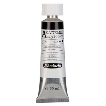 Schmincke 771 lamp black 60ml - Akademie acryl
