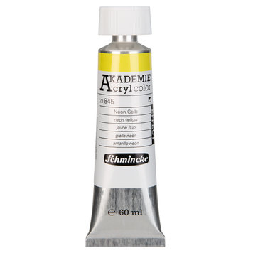 Schmincke 845 neon yellow 60ml - Akademie acryl