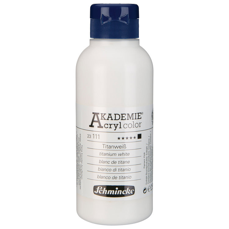 Schmincke 111 titanium white - Akademie acryl pot 250ml