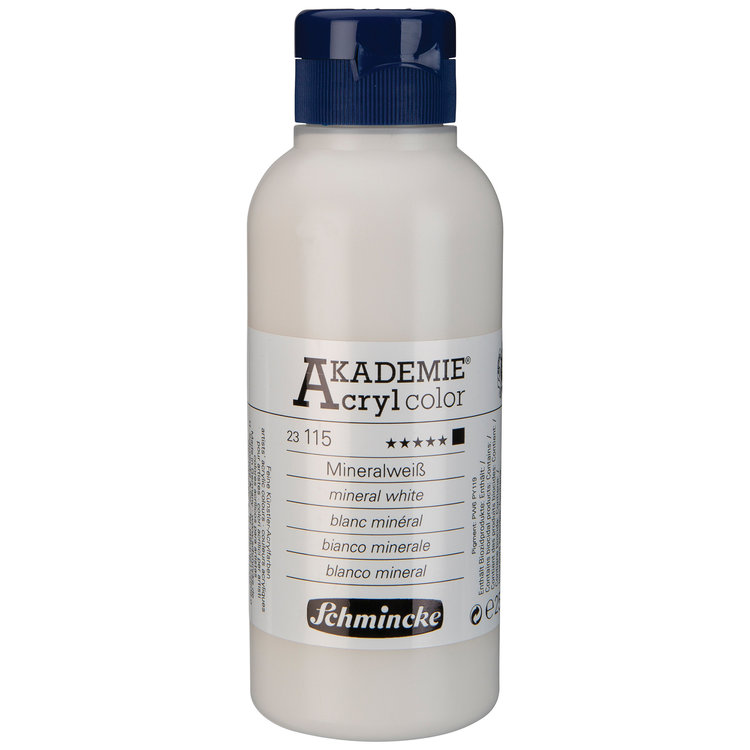 Schmincke 115 mineral white - Akademie acryl pot 250ml