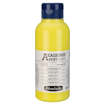 Schmincke 222 lemon yellow 250ml - Akademie acryl