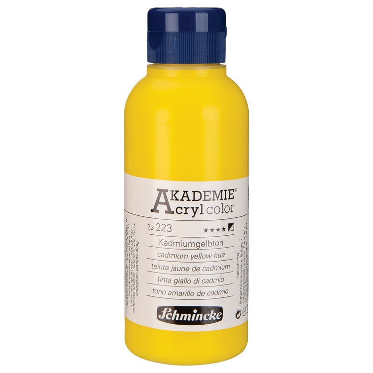 Schmincke 223 cadmium yellow hue - Akademie acryl pot 250ml