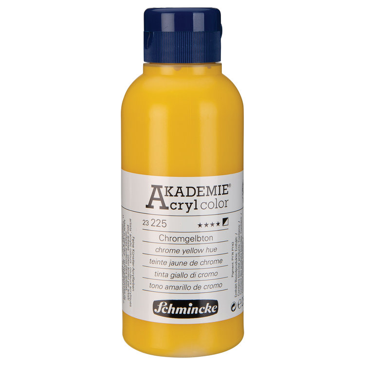 Schmincke 225 chrome yellow hue - Akademie acryl pot 250ml