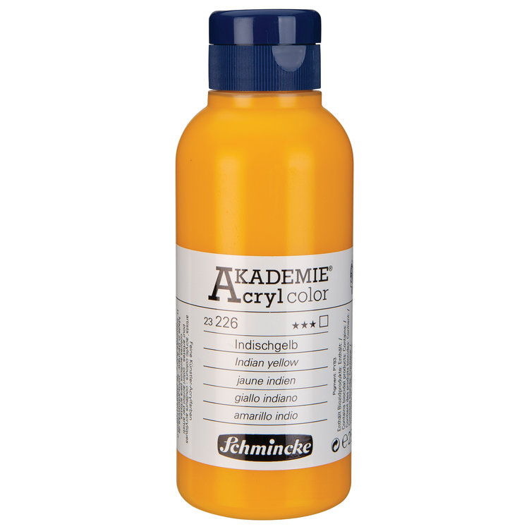 Schmincke 226 Indian yellow - Akademie acryl pot 250ml