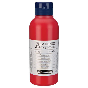 Schmincke 333 vermilion red 250ml - Akademie acryl