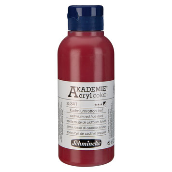 Schmincke 341 carmine red hue dark 250ml - Akademie acryl
