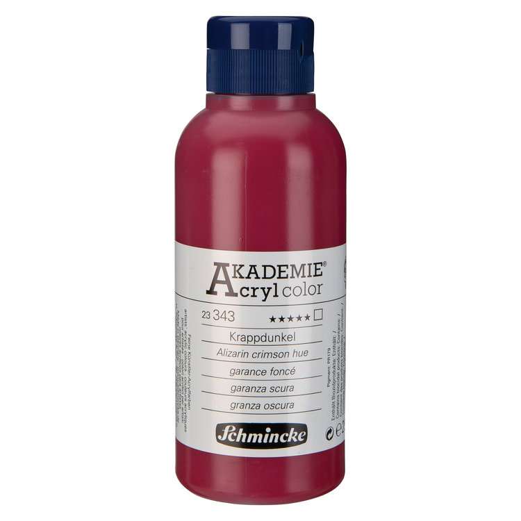 Schmincke 343 alizarin crimson hue - Akademie acryl pot 250ml