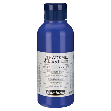 Schmincke 442 ultramarine blue 250ml - Akademie acryl