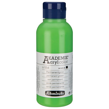 Schmincke 554 permanent green 250ml - Akademie acryl