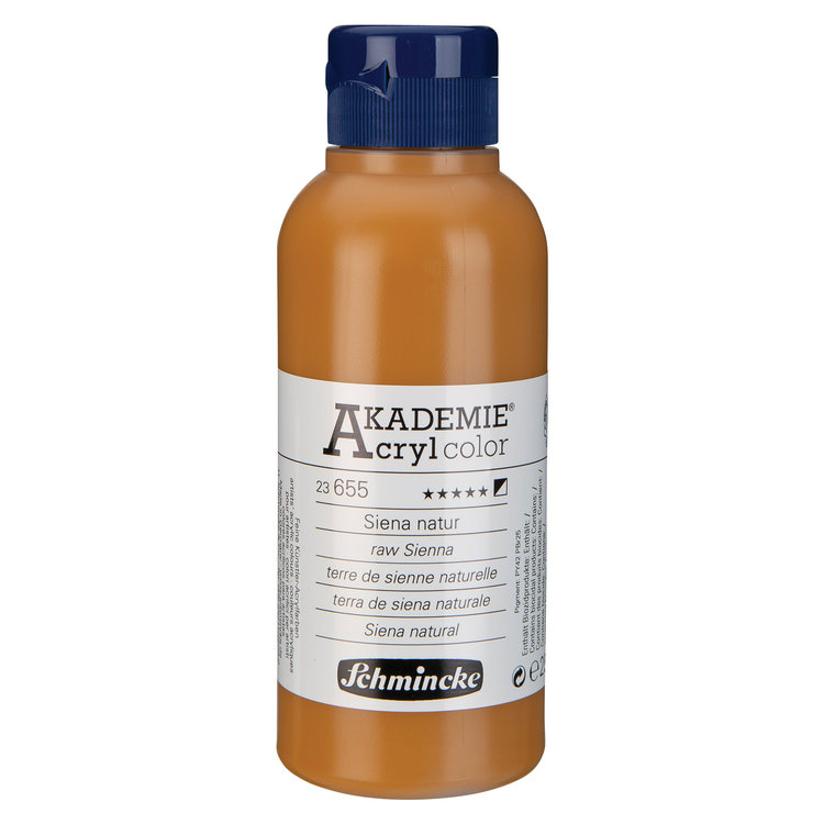 Schmincke 655 raw sienna - Akademie acryl pot 250ml