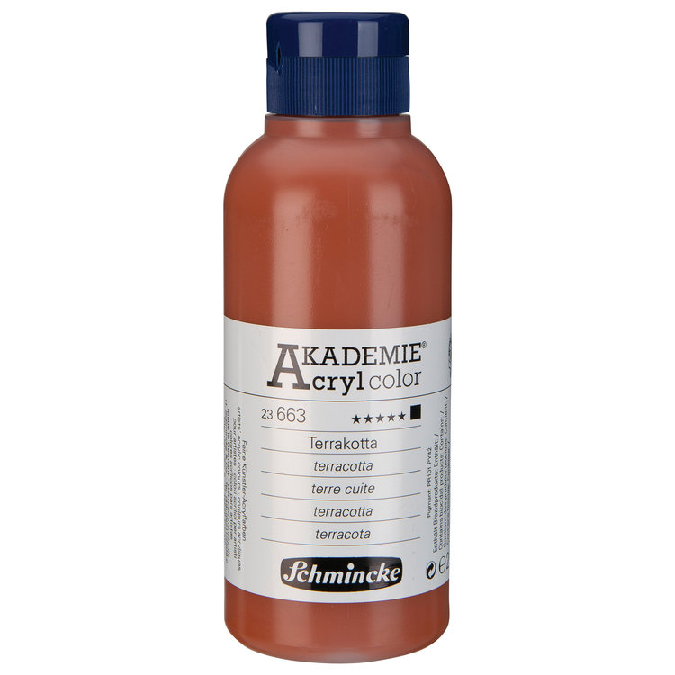 Schmincke 663 terracotta- Akademie acryl pot 250ml