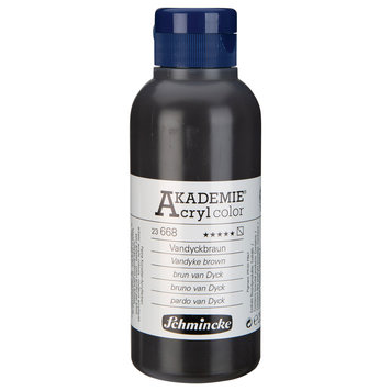 Schmincke 668 vanDyke brown 250ml - Akademie acryl