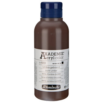 Schmincke 669 burnt umber 250ml - Akademie acryl