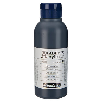 Schmincke 658 Paynes grey 250ml - Akademie acryl
