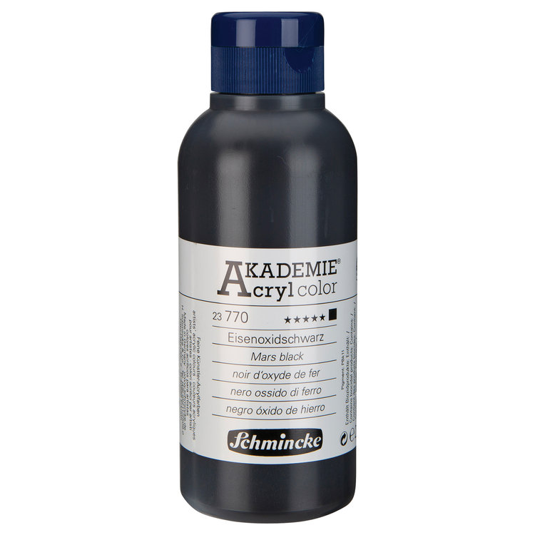 Schmincke 770 Mars black - Akademie acryl pot 250ml