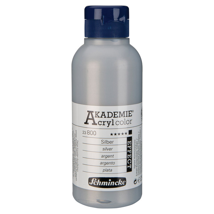 Schmincke 800 silver - Akademie acryl pot 250ml