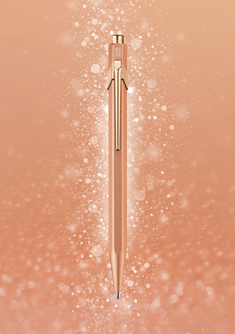 Caran d'Ache (schrijfwaren) balpen (849) in blik brut rose - premium collection