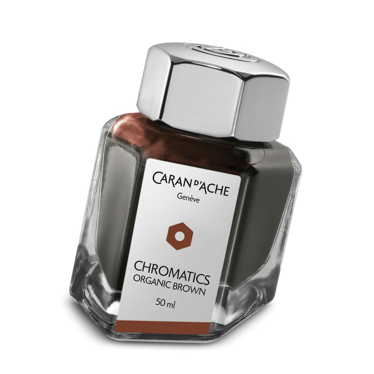 Caran d'Ache (schrijfwaren) chromatics inkt organic brown pot 50ml