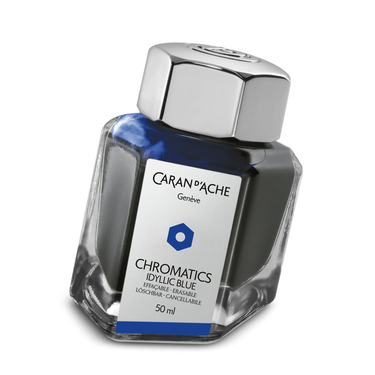 Caran d'Ache (schrijfwaren) chromatics inkt idyllic blue pot 50ml