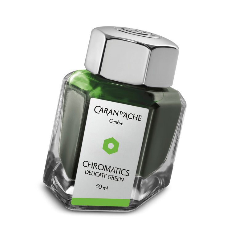 Caran d'Ache (schrijfwaren) chromatics inkt delicate green pot 50ml