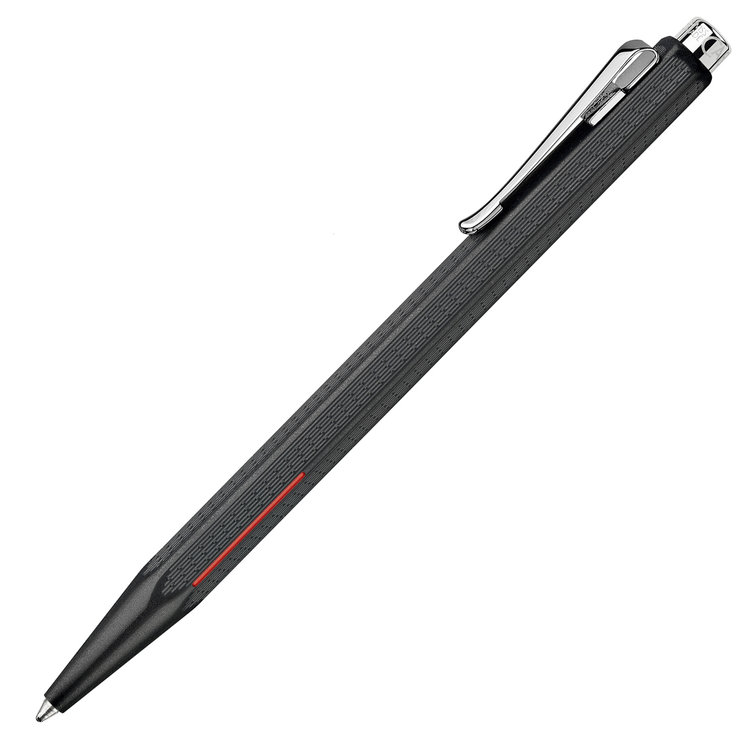 Caran d'Ache (schrijfwaren) Ecridor set ballpoint met lederen etui Racing