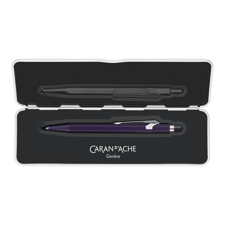 Caran d'Ache (schrijfwaren) balpen (849) Limited Edition in blik purple