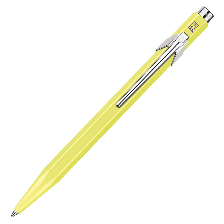 Caran d'Ache (schrijfwaren) balpen (849) Limited Edition in blik neon yellow