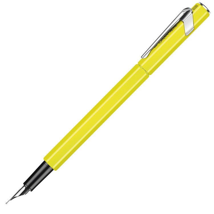 Caran d'Ache (schrijfwaren) vulpen (849) fluo geel