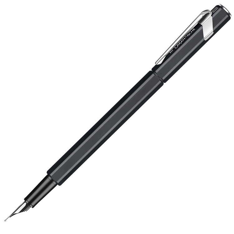 Caran d'Ache (schrijfwaren) vulpen (849) zwart - medium
