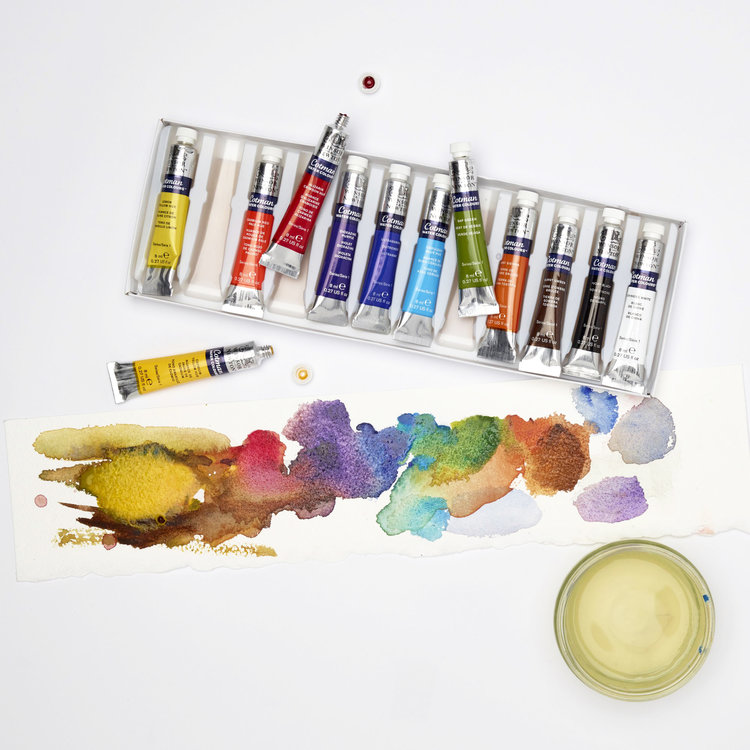 Cotman Water Colours set 12 tubes 8ml aquarelverf