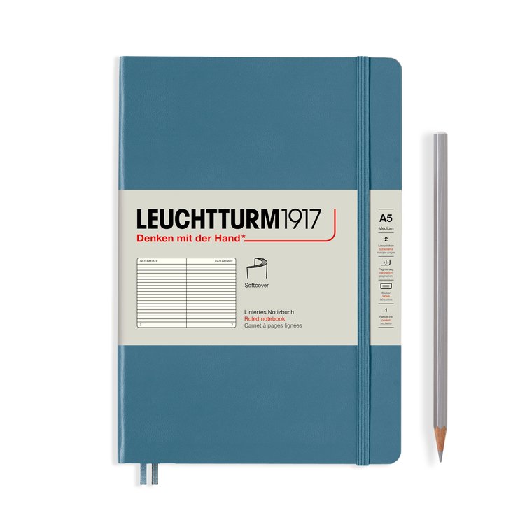 Leuchtturm1917 notitieboek A5 softcover - ruled