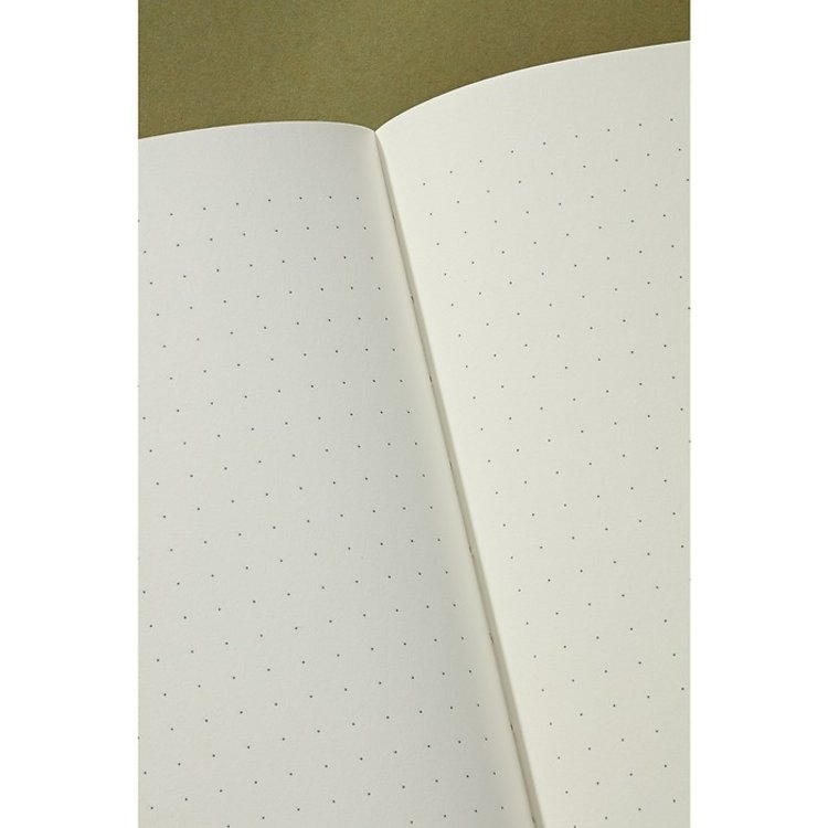 Semikolon notitieboek A5 met dots - rood