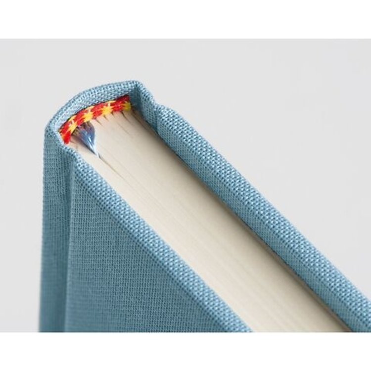 Semikolon teken / notitieboek A5 met dots - turkoois