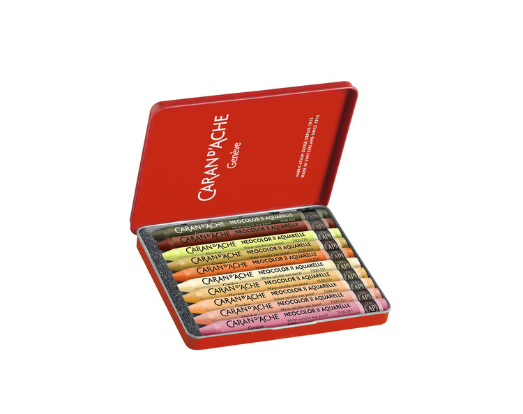 Caran d'Ache NeoColor II Beya Rebai Limited Edition (10) warm