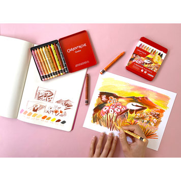 Caran d'Ache NeoColor II Beya Rebai Limited Edition (10) warm