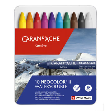 Caran d'Ache NeoColor II -waspastels (wateroplosbaar)