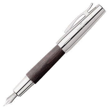 Faber Castell (schrijfwaren) vulpen E-motion pearwood black (M)