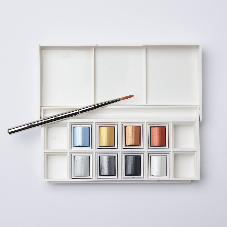 Cotman Water Colours metallic pocket set (8 napjes)