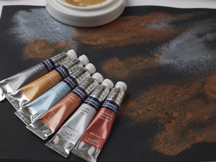 Cotman Water Colours metallic collection aquarelverf 6x 8ml