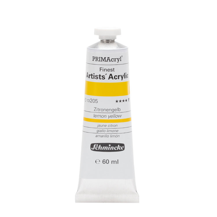 Schmincke 205 lemon yellow - PRIMAcryl - 60ml