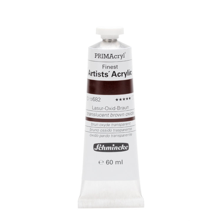 Schmincke 682 transparant brown oxide - PRIMAcryl - 60ml