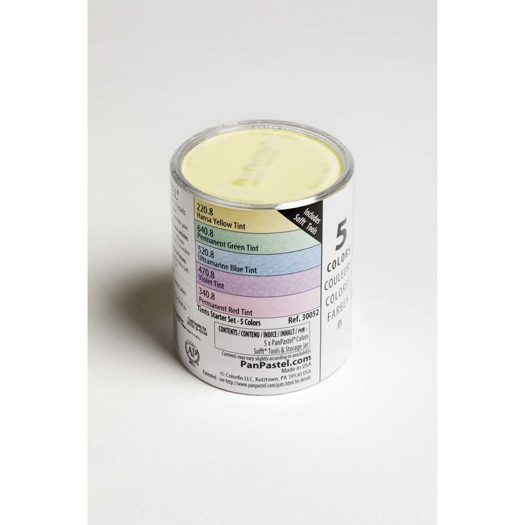 PanPastel (Golden) Tints starter set (5) + sofft tools