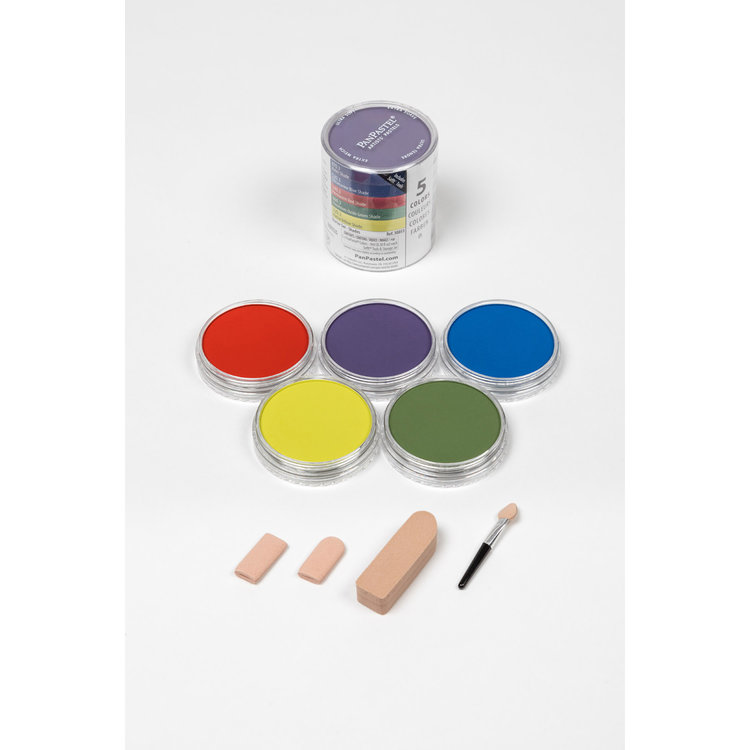 PanPastel (Golden) Shades starter set (5) + sofft tools