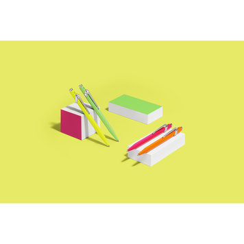 Caran d'Ache (schrijfwaren) ballpoint basiscollectie FLUO in blik (849)