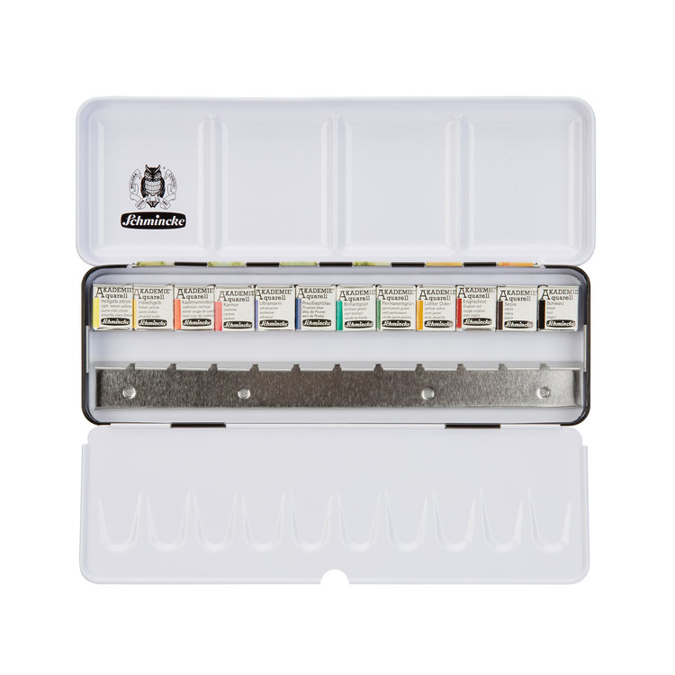 Schmincke Akademie aquarelverf 12 napjes - Limited Edition