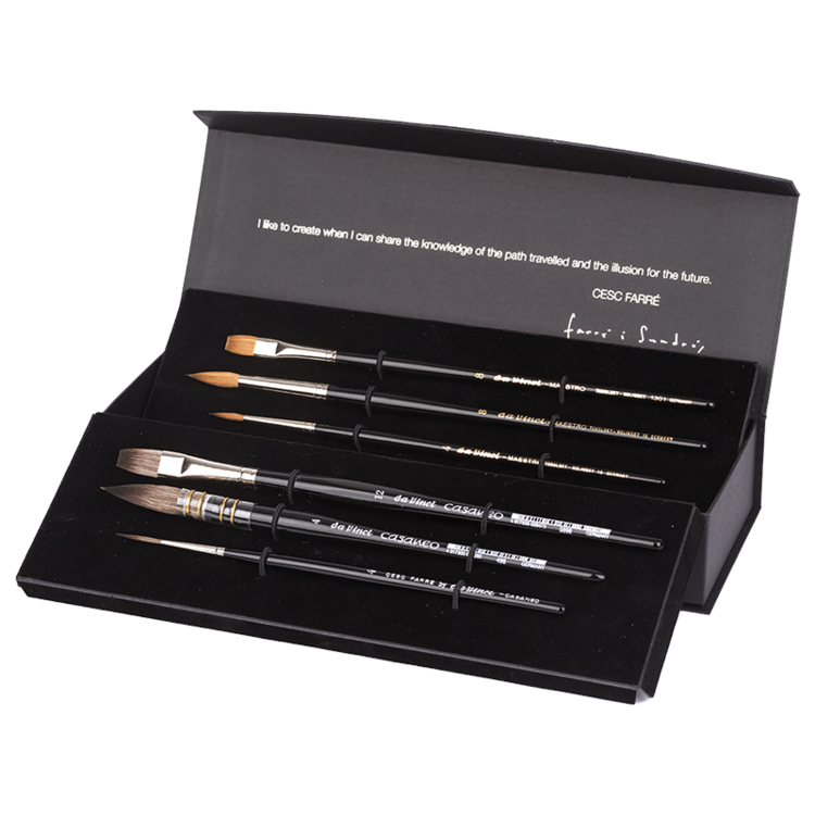 DaVinci Sesc Farre set aquarelpenselen (6 st.)